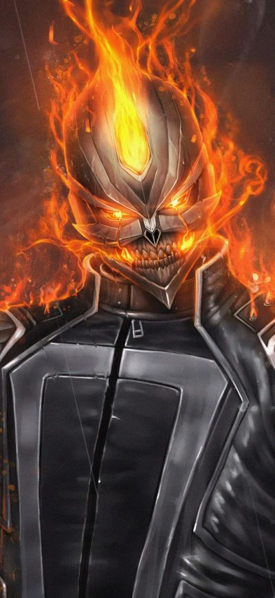 Fond d'écran iPhone Ghost Rider 4k Artwork
