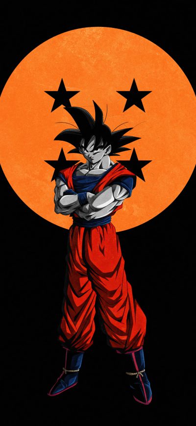 Fond d'écran iPhone Goku Dragon Ball Dark 5k