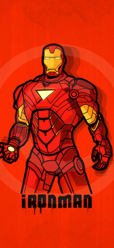 Fond d'écran iPhone Iron Man 2020 Minimal
