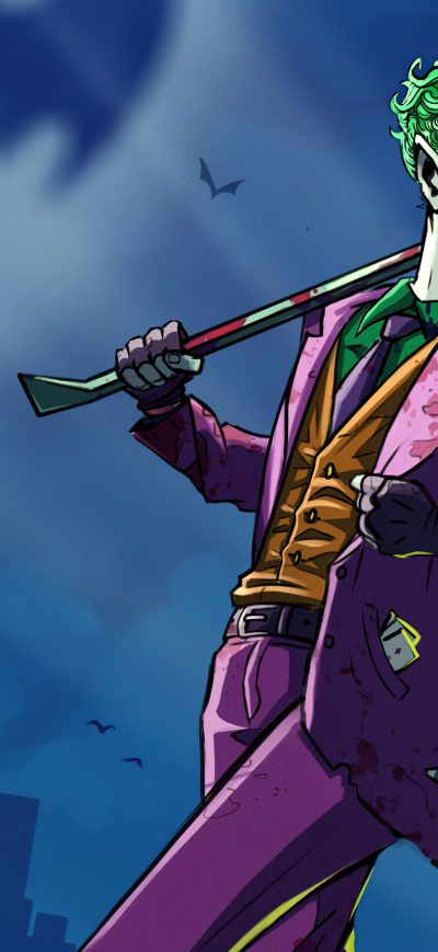 Fond d'écran iPhone Joker Take Over Gotham City