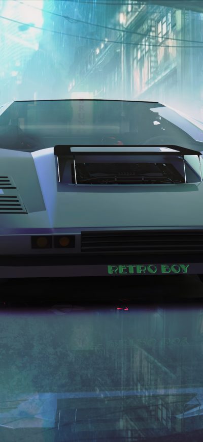 Fond d'écran iPhone Lamborghini Countach Retro Ride 5k