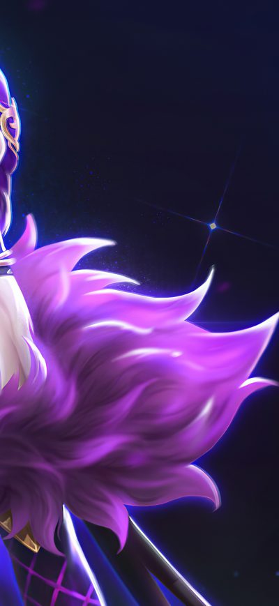 Fond d'écran KDA Evelynn 4k sur iPhone