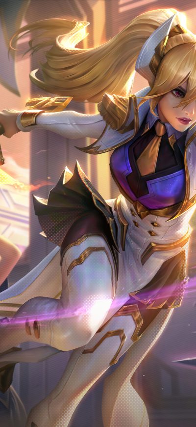 Fond d'écran iPhone Leona And Support League Of Legends 8k