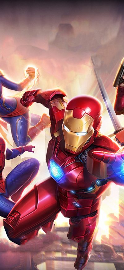 Fond d'écran iPhone Marvel Super War