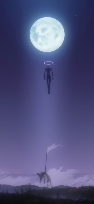 Fond d'écran iPhone Neon Genesis Evangelion 3 5k