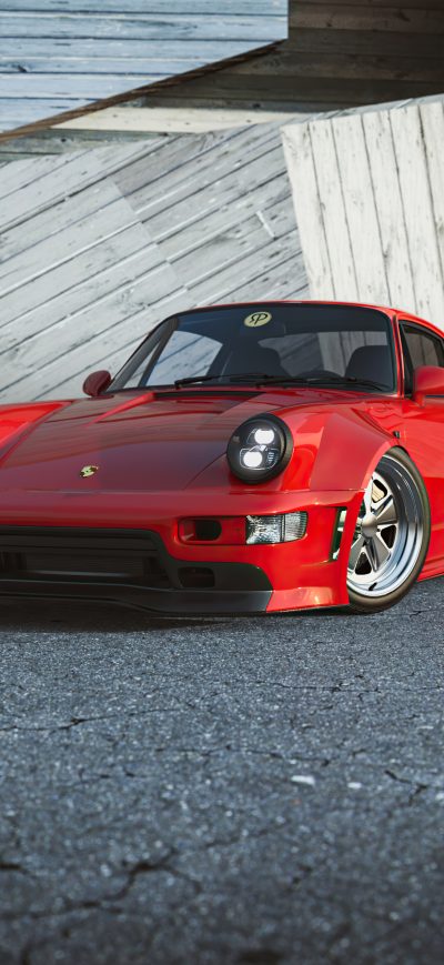 Fond d'écran iPhone 2022 Porsche 911 Widebody Bodykit 5k