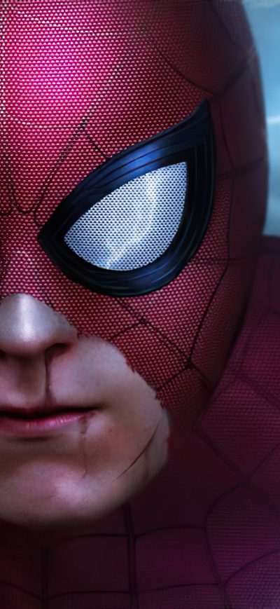 Fond d'écran iPhone Spider Man Tom Holland 4k