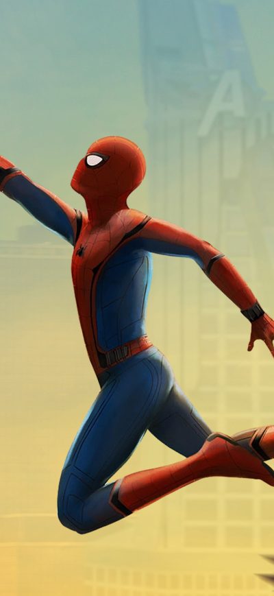 Fond d'écran iPhone Spiderman Web Shooter Artwork