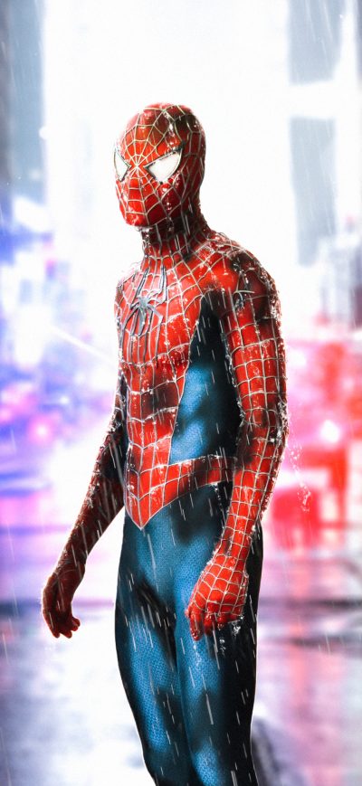 Fond d'écran iPhone Spiderman Standing In Rain