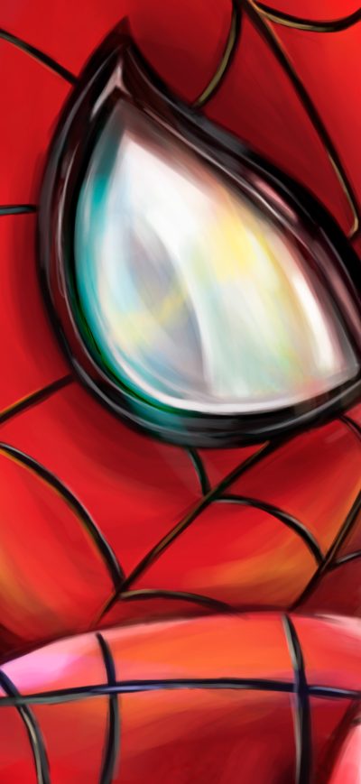 Fond d'écran iPhone Spiderman 4k Paint Art