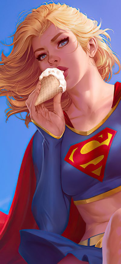 Fond d'écran iPhone 2020 4k Supergirl Artwork