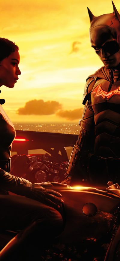 Fond d'écran iPhone Batman And Catwoman In The Batman Movie 2022