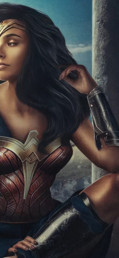 Fond d'écran iPhone Wonder Woman In Themyscira 4k