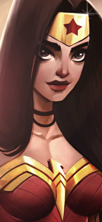 Fond d'écran iPhone Wonder Woman Sketch New Art