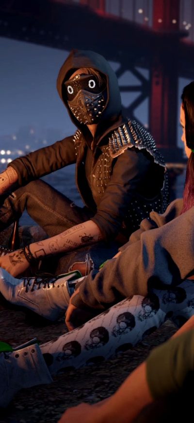 Fond d'écran iPhone Watch Dogs 2 Golden Gate