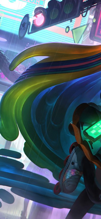 Fond d'écran iPhone CyberPop Zoe League Of Legends