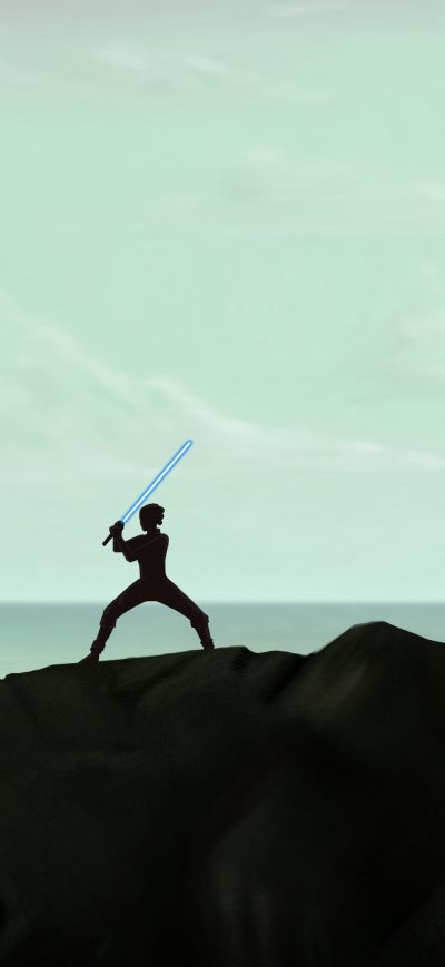 Fond d'écran iPhone Rey Training Artwork