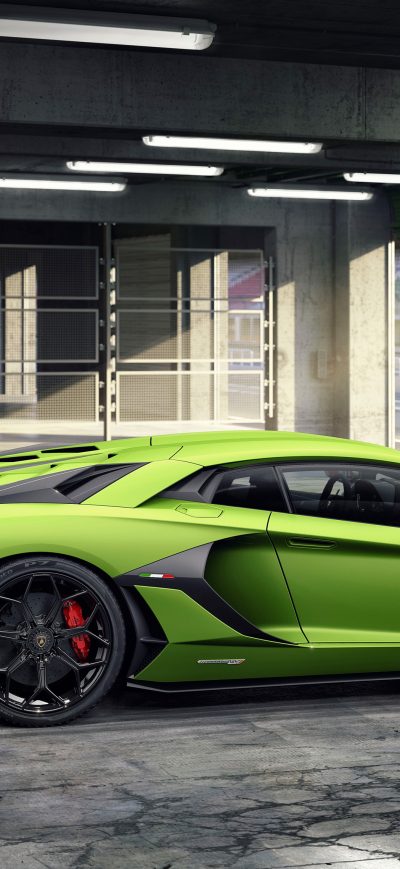 Fond d'écran iPhone 2018 Lamborghini Aventador SVJ 4k