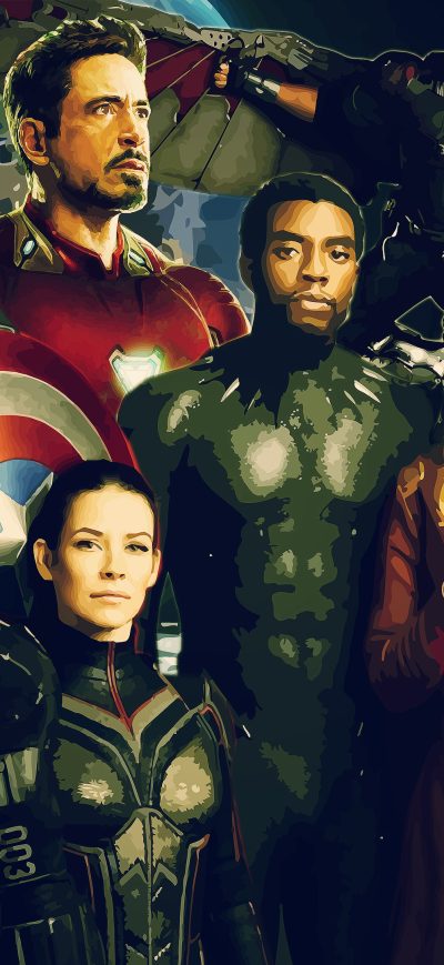 Fond d'écran iPhone Avengers Infinity War 4k New Artwork