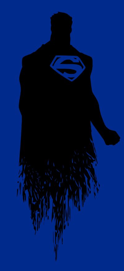 Fond d'écran iPhone Superman Minimalism 8k