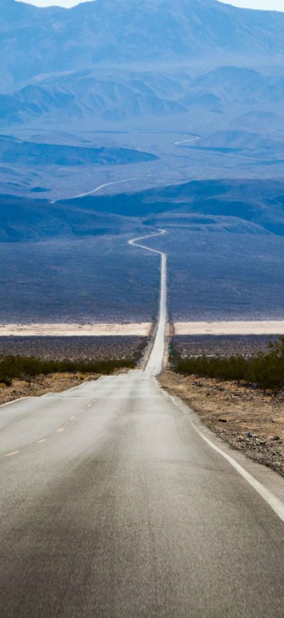 Fond d'écran iPhone Empty Straight Road 4k 5k
