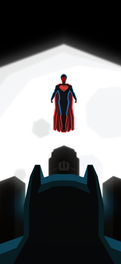 Fond d'écran iPhone Superman And Batman Art