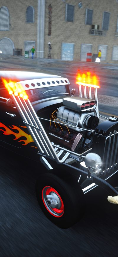 Fond d'écran iPhone The Crew Hot Rod 4k