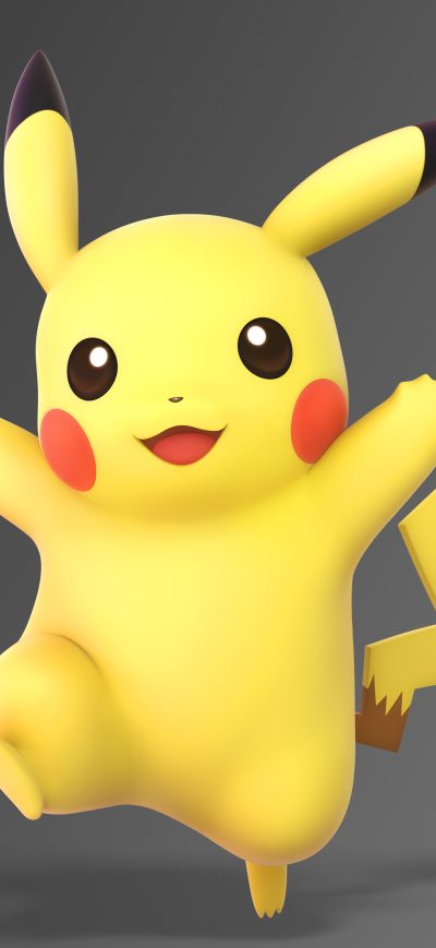 Fond d'écran iPhone Pikachu Super Smash Bros Ultimate 5k