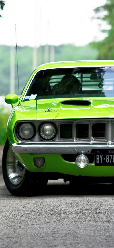 Fond d'écran Plymouth Barracuda sur iPhone
