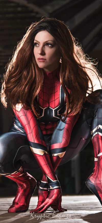 Fond d'écran iPhone Spider Girl 4k