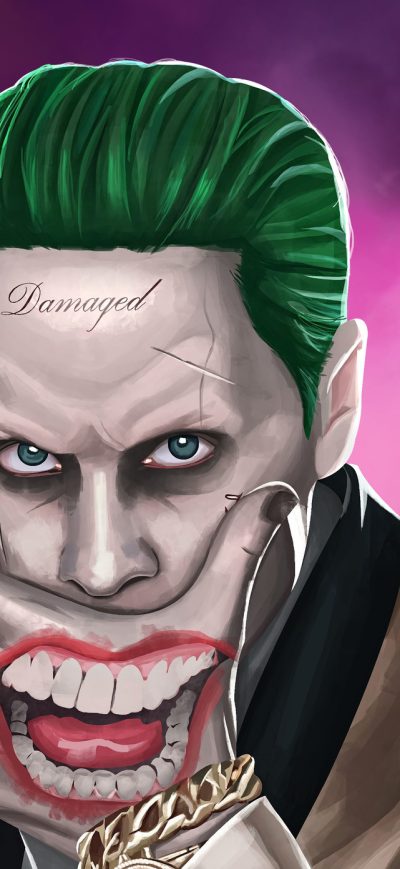 Fond d'écran iPhone Joker Suicide Squad Artwork HD