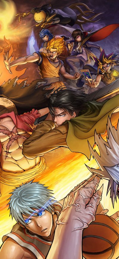 Fond d'écran iPhone Atemu Bleach Crossover Dragonball Naruto