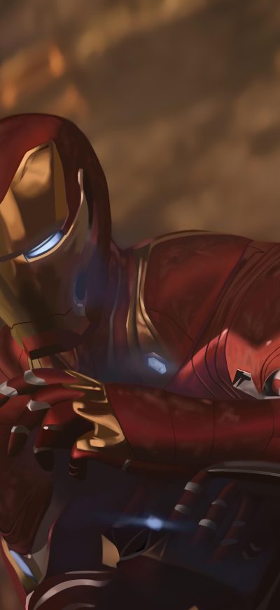 Fond d'écran iPhone Iron Man Avengers Infinity War Artwork 10k