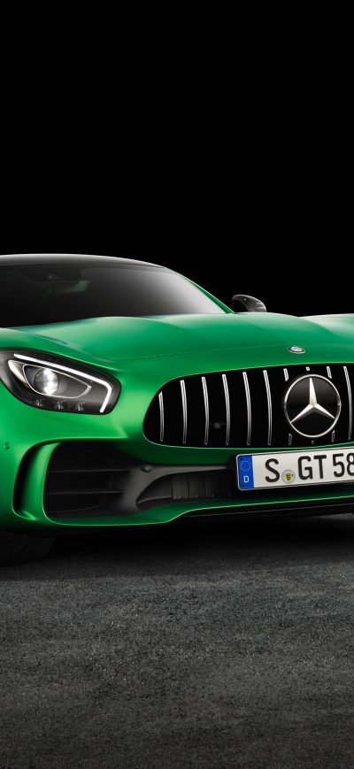 Fond d'écran iPhone Mercedes AMG GT Green