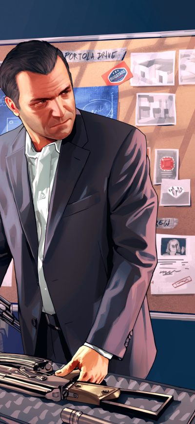 Fond d'écran Grand Theft Auto V sur iPhone
