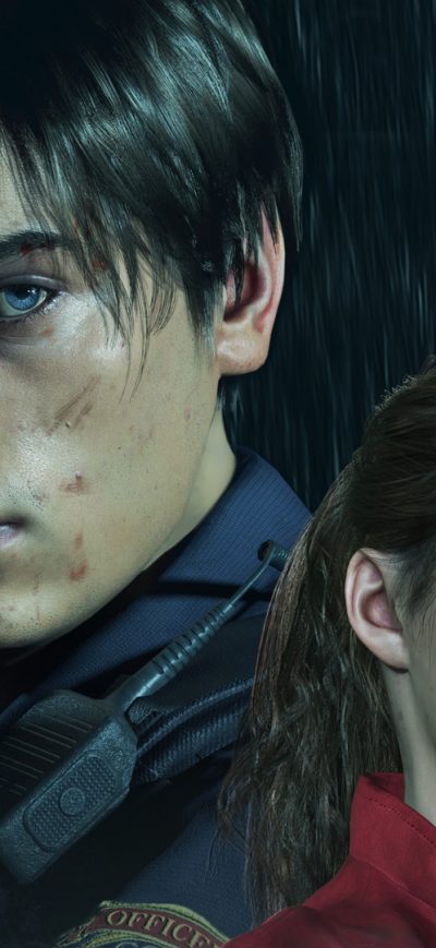 Fond d'écran iPhone Leon And Claire In Resident Evil 2