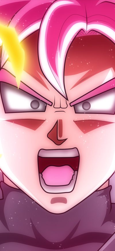 Fond d'écran Goku sur iPhone