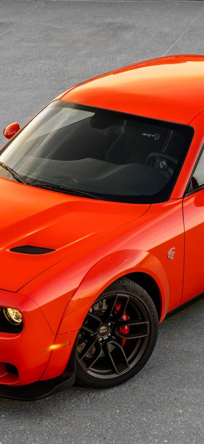 Fond d'écran iPhone Dodge Challenger SRT Hellcat Widebody 2018 4k