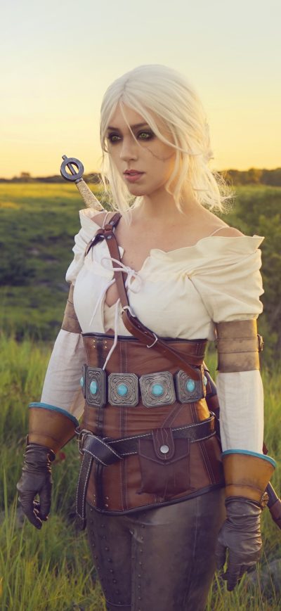 Fond d'écran iPhone Ciri Cosplay 5k