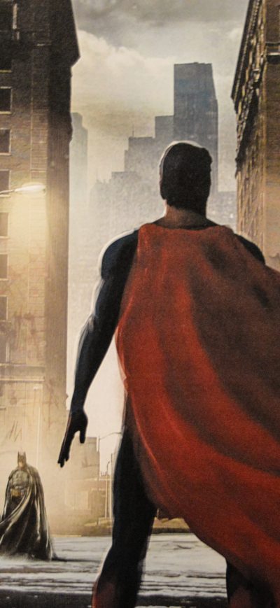 Fond d'écran iPhone Batman Vs Superman Painting 5k