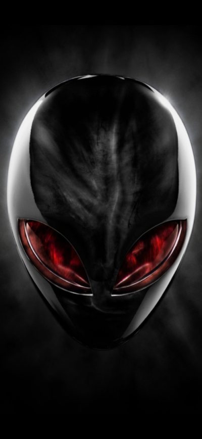 Fond d'écran iPhone Alienware Skull