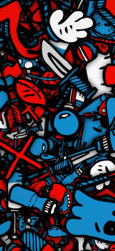 Fond d'écran iPhone Shapes And Objects Abstract 4k
