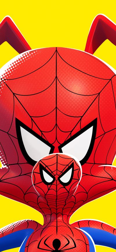 Fond d'écran iPhone Spider Ham In SpiderMan Into The Spider Verse Movie Poster 5k