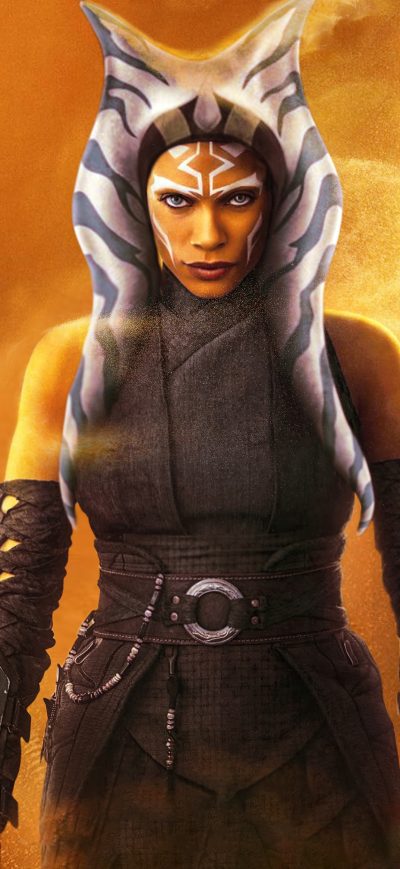 Fond d'écran iPhone Ahsoka Boba Fett 5k