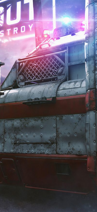Fond d'écran iPhone Post Apocalyptic Crossout 5k