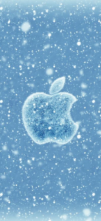 Fond d'écran iPhone Apple Christmas Winter Logo 4k