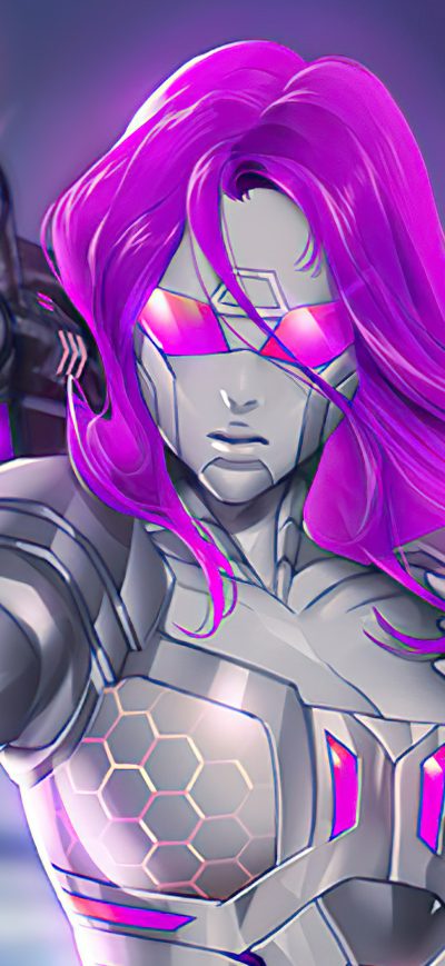 Fond d'écran iPhone Mecha Sonja Sonjaversal Cover 4k