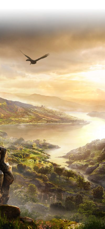 Fond d'écran 4k Assassins Creed Valhalla 2020 Game sur iPhone