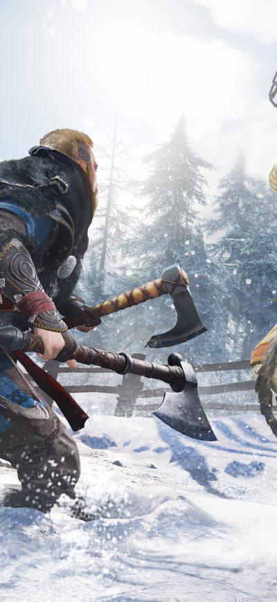 Fond d'écran Assassins Creed Valhalla 2020 4k sur iPhone