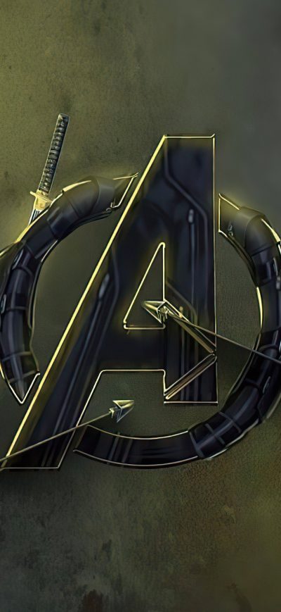 Fond d'écran iPhone Avengers End Game Mcu Logo 4k